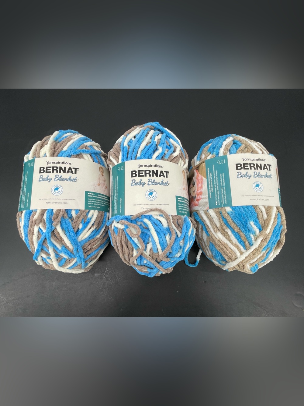Bernat Little Royales Baby Blanket Plush Yarn